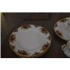 Image 2 : ROYAL ALBERT OLD COUNTRY CHINA: PLATES, BOWL, SAUCERS, CUPS, TEAPOT, CREAMER, SUGAR & PLATTER (41 PC