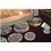 Image 8 : MIXED LOT: CHINESE ROSE MEDALLION DISHES, BOWLS, PLATTER, SPOONS, ETC. (35 PCS)