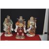 Image 2 : CHINESE 3 LUCKY GODS (FOOK, LOOK & SAU) "LUCK, WEALTH & LONG LIFE" (10 1/4") (3 PCS)