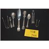 Image 1 : ASSORTED STERLING SERVING PIECES (216 GTW W/KNIFE & NUT CRACKER) (9 PCS)