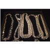 Image 2 : FACETED CRYSTAL BEAD NECKLACES (6 PCS)