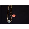 Image 1 : 14K JADE BEAD NECKLACE (10.3 GTW)