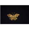 Image 2 : 14K (TESTED) FILAGREE BUTTERFLY BROOCH (10.8 GTW)