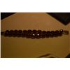 Image 2 : 14K VICTORIAN FACETED AMBER BEAD BRACELET