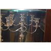 Image 2 : PAIR TALL STERLING SILVER CANDELABRAS (PAIR)