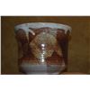 Image 2 : CHARLES HIGA PLANTER W/WHITE & KEAWE ASH GLAZES (6" X 5")