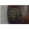 Image 5 : LARGE BRONZE VESSEL W/LION HEAD HANDLES (18 1/2" X 16")