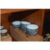 Image 2 : MISC. JAPANESE TEA CUPS & COASTERS W/BOX (22 PCS)