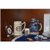 Image 2 : COLLECTION OF U.S. NAVY MEMORABILIA, MUGS, PLATE, PHOTOS, TRIVETS, FLAG, MEDALLION, ETC.
