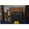 Image 1 : 3 FRAMED PHOTOS (INCLUDING KEALIA SUGAR MILL, KAUAI) & EMPTY FRAMES (6 PCS)