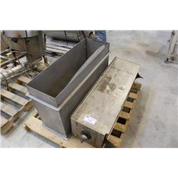 2 PC. STAINLESS STEEL HOPPER