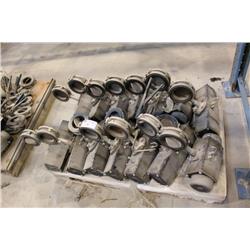 PALLET OF KV PNEUMATIC FLOW VALVES (APROX. 14)