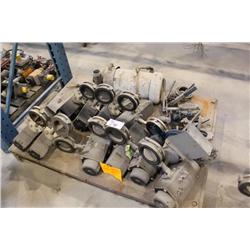 PALLET OF KV PNEUMATIC FLOW VALVES (APROX. 10)