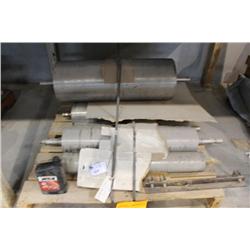 PALLET OF STAINLESS STEEL ROLLERS