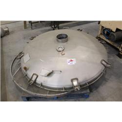 PALLET OF STAINLESS STEEL LIDS