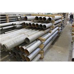 PALLET OF 5 1/2" STAINLESS STEEL PIPE, APROX. 248'