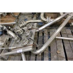 PALLET OF STAINLESS STEEL PIPE