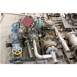 PALLET OF STAINLESS STEEL VALVES