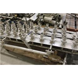 PALLET OF STAINLESS STEEL VALVES