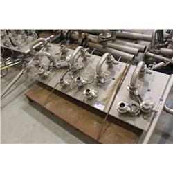 PALLET OF STAINLESS STEEL VALVES