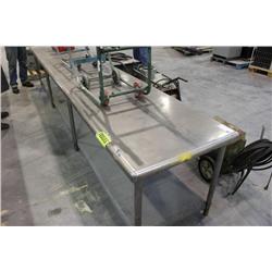 13 FT. STAINLESS STEEL TABLE