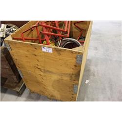 BINS OF MISC. ELECTRICAL PARTS