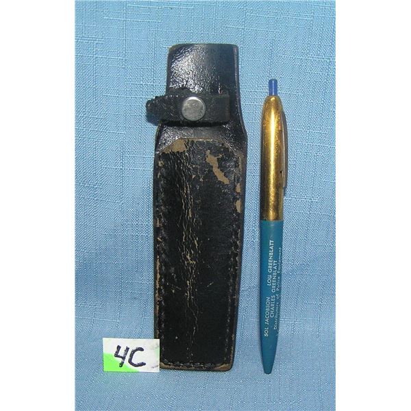 NY City Policeman's pen holder and pen