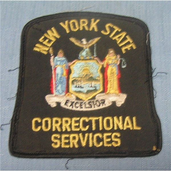 Vintage NY State correctional services patch