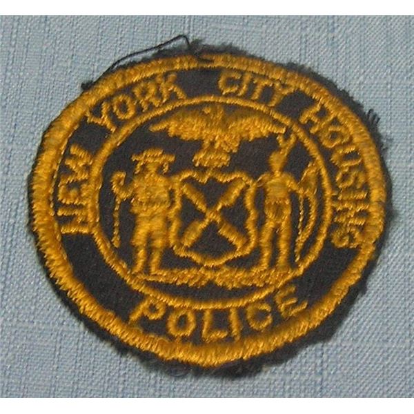 Early NY City Housing police patch