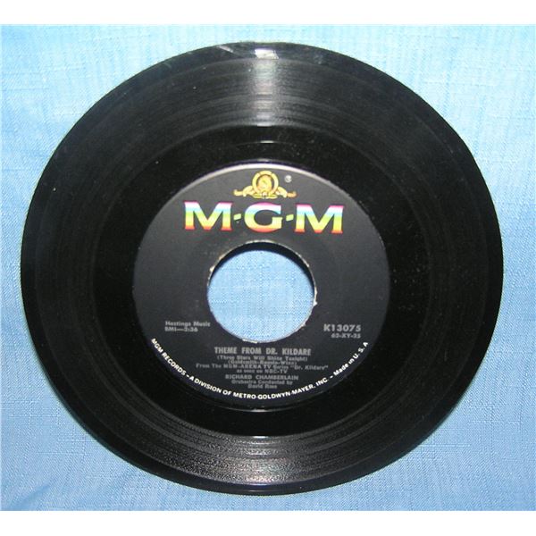 Richard Chamberlain 45 RPM record with picture sleeve
