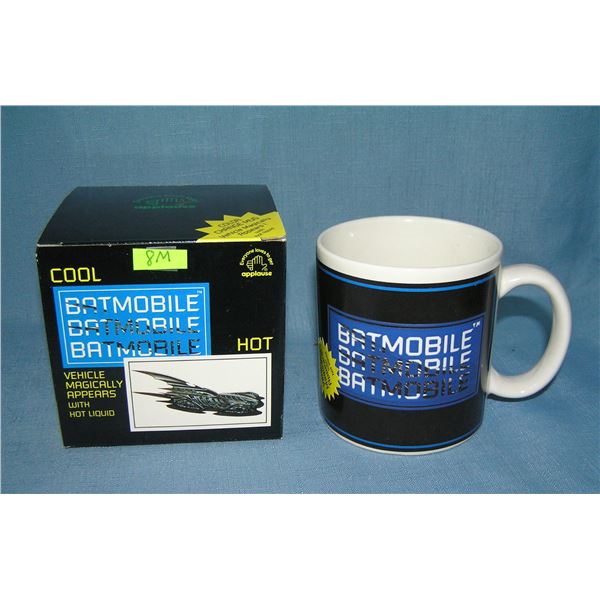 Vintage Bat mobile Super hero mug with original box