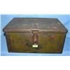 Early military metal locking storage box