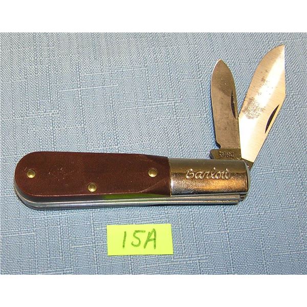 Vintage Barlow 2 bladed pocket knife
