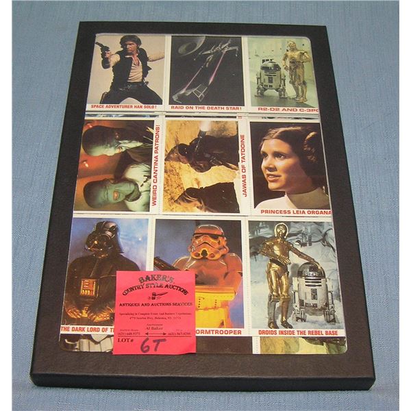 Star Wars 36 card uncut set