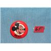 Image 1 : Vintage Mickey Mouse pictural pin back button