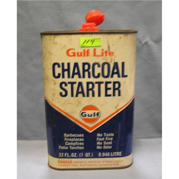 Gulf Oil Gulf Lite charcoal starter fluid