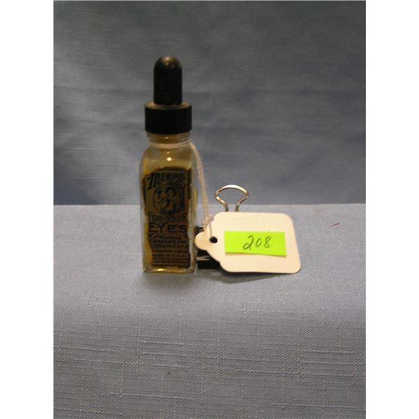 Antique Murine eye drop bottle