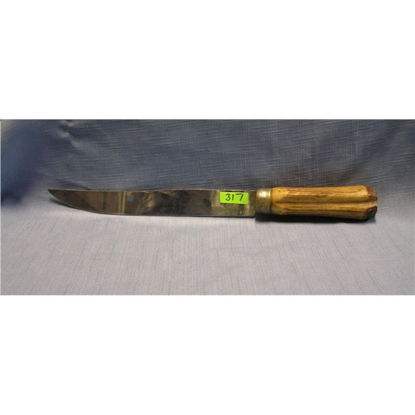 Bone handled carving knife