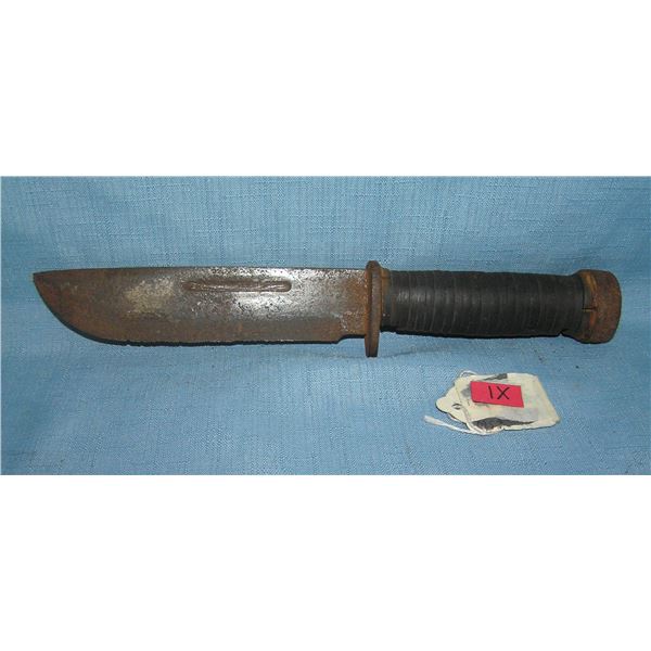WWII military fighting knife