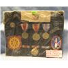 Image 1 : WWII Mil veterans medal and patch collection