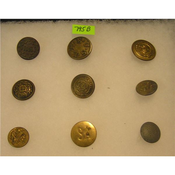 Group of antique buttons
