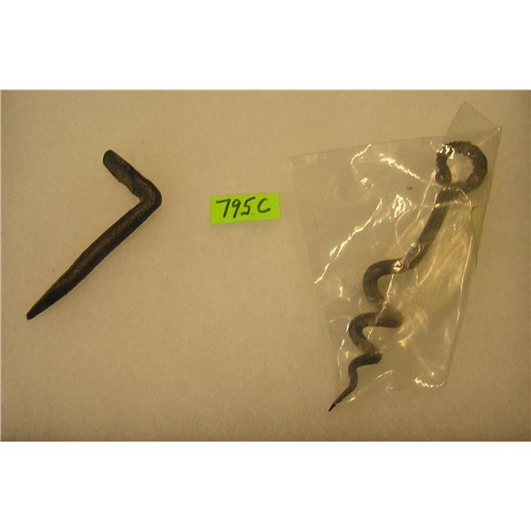 Blacksmith made hand forged accessories