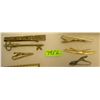 Image 1 : Group of vintage tie clasps