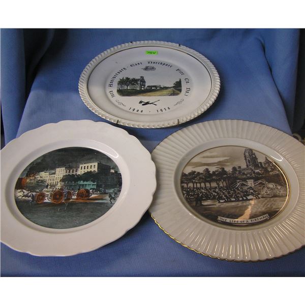 Early fire dept themed wall plates