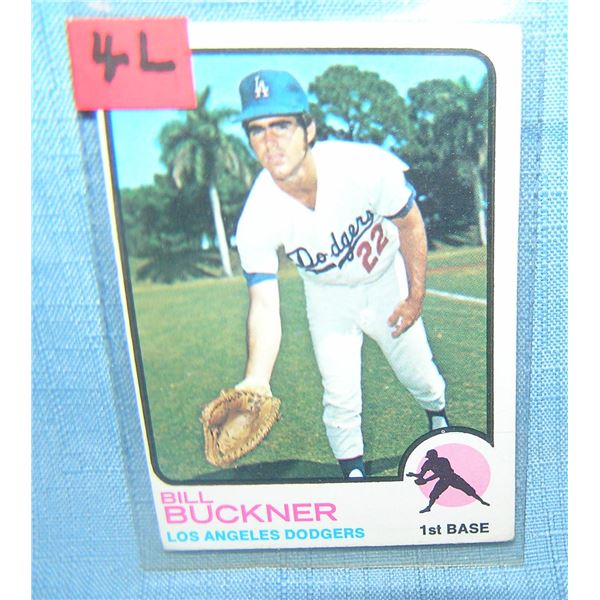 Vintage Bill Buckner all star baseball card