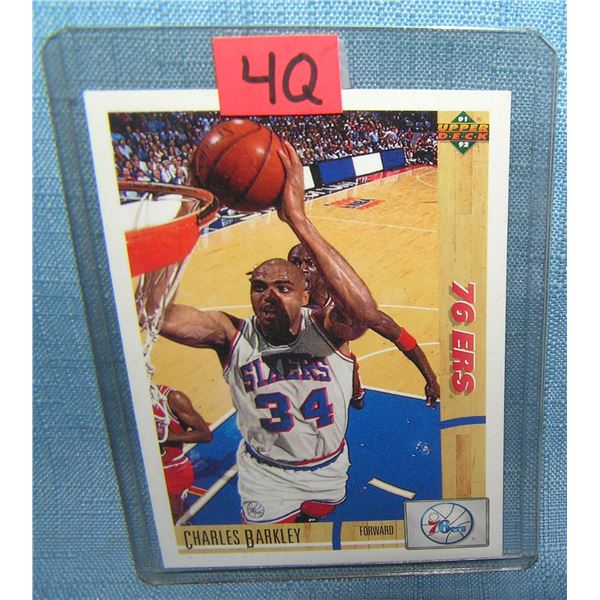 Vintage Charles Barkley all star basketball card