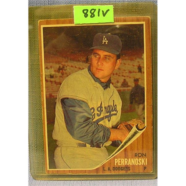 Vintage Ron Perranoski rookie baseball card