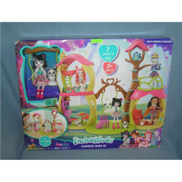 Large Enchantimils 20 plus piece figural play set
