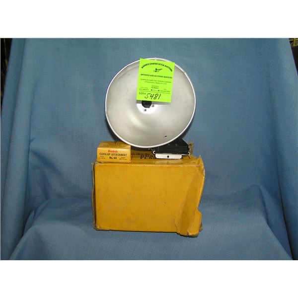 Vintage Kodak flash holder kit with original box