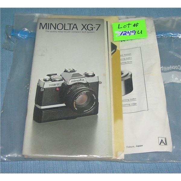 Vintage camera booklets, ephemera and more